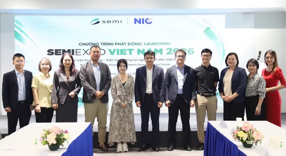 Lãnh đạo Vietbay tham dự Chương trình khởi động SemiExpo Vietnam 2026